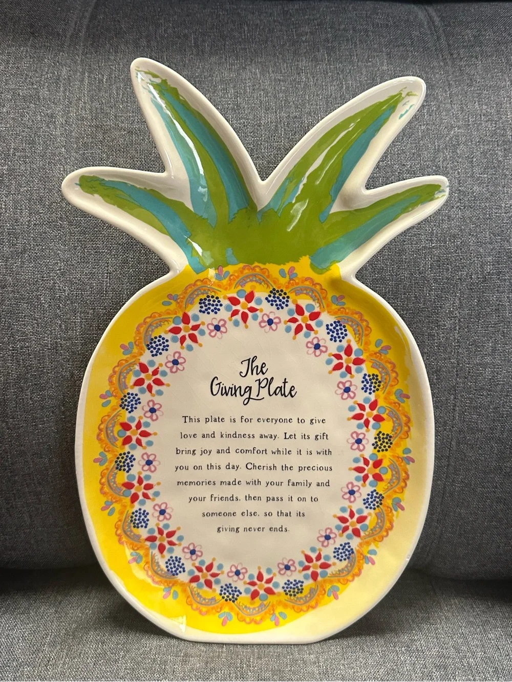 Natural Life The Giving Plate - Pineapple